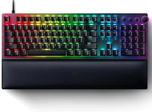 Huntsman V2 Optical Gaming Keyboard – Fastest Clicky Optical Switches and 8000Hz Polling Rate