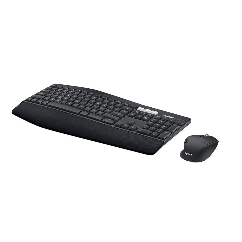 MK850 Wireless Keyboard and Mouse Combo – Bluetooth & 2.4G, Full-Size, for Home & Office