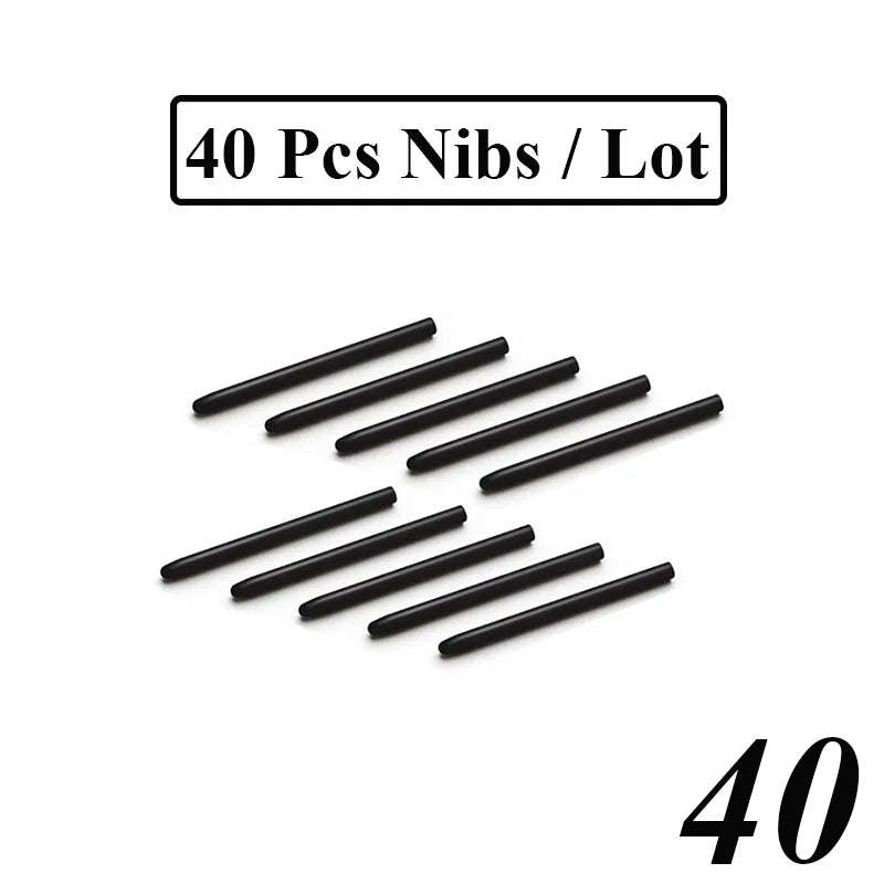 Replacement Nibs for Wacom 471,671,472,672, Intuos CTH-490/690, CTL-490/690/4100WL/6100WL, Intuos 4 / 5 / Pro, Bamboo, Cintiq