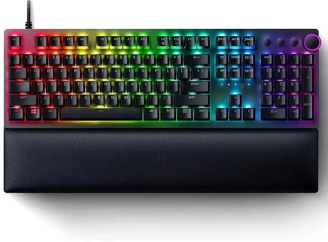 Huntsman V2 Optical Gaming Keyboard – Fastest Clicky Optical Switches and 8000Hz Polling Rate