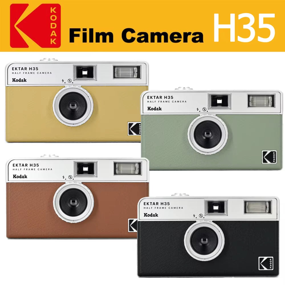 KODAK EKTAR H35 Half Frame Camera/New H35N 35Mm Film Camera Reusable Film Camera with Flash Light